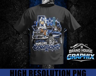Dallas Cowboys Lifted Chevy Truck PNG