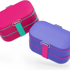 2 Bento Lunch Boxes, Valentines Gift Bento Box Set, Cute Lunch Boxes, Bento Box Combo, Student Lunch Box, Back To School Kids Food Container