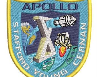 Finished Patch Apollo 10 NASA Space Program Mission Patch 5 Inches