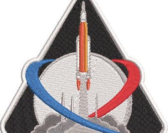 Parche terminado Artemis I Parche de la misión del programa espacial de la NASA de 5 pulgadas