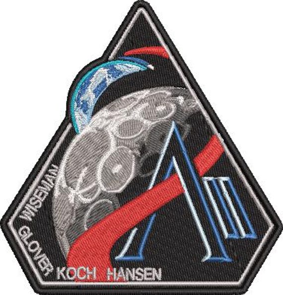 Finished Patch Artemis II NASA Space Program Mission Patch 5 Inches