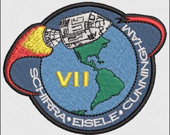 Finished Patch Apollo 7 NASA Space Program Mission Patch 5 Inches