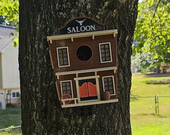 3d Printed Birdhouse 8.5 Inches Square Saloon