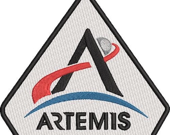 Design Artemis Program Patch Embroidery Design Digital Download
