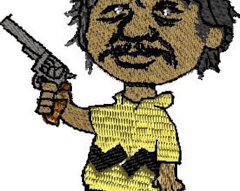 Design Charles Bronson Brown Embroidery Design File Digital Download File