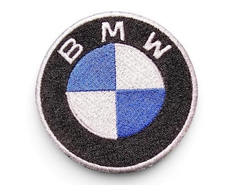 Designbil BMW-logotyp broderifil direkt digital nedladdning