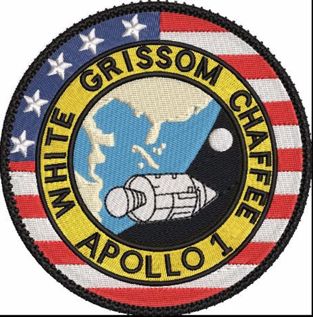 Large Apollo Program Patch Finished Patch Apollo 1 NASA Space Program Mission Patch 5 Inches - Etsy