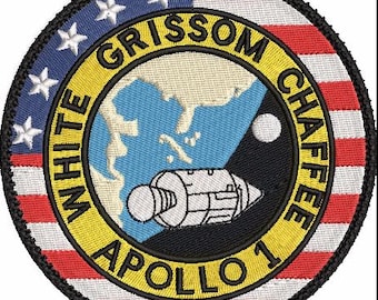 Finished Patch Apollo 1 NASA Space Program Mission Patch 5 Inches