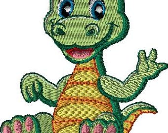 Design Baby Gator Embroidery Design File For Onesie or baby clothes