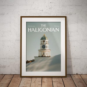 The Haligonian – Fotografía digital de la Torre del Reloj de la Ciudadela de Halifax (30,5 x 40,6 cm)