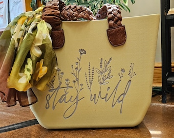 Vira Versa Tote - Floral Design