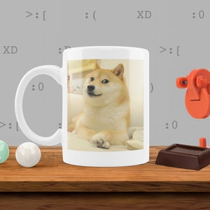 Doge Meme Mug, Meme Coffee Mug, Funny Mugs, Funny Coffee Mug, Funny Gift, Gag Gift, Funny Coworker Gift, Dank Meme, Dank Meme Mug