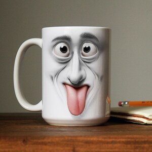 Ugly Mug Walter, Goofy Coffee Mug, Funny Mugs, Funny Coffee Mug, Funny Gift, Gag Gift, Funny Coworker Gift, Silly Mug