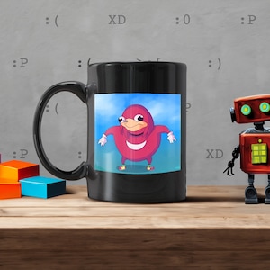 Tazza con meme Ugandan Knuckles, tazza con meme, regalo con meme, meme Dank, tazza per amico, regalo per amico, tazza per fratello, regalo per fratello