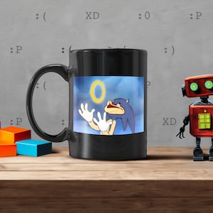 Tazza Sanic Meme, Tazza Meme, Regalo Meme, Dank Meme, Tazza per Amico, Regalo per Amico, Tazza per Fratello, Regalo per Fratello, Regalo per Sorella