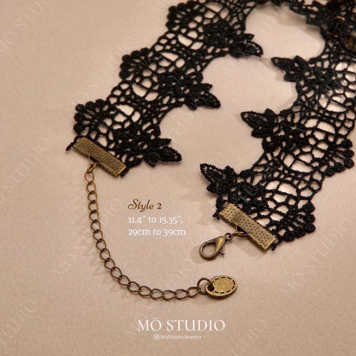 Vintage Victorian Gothic Black Lace Choker Necklace Elegant Gothic ...