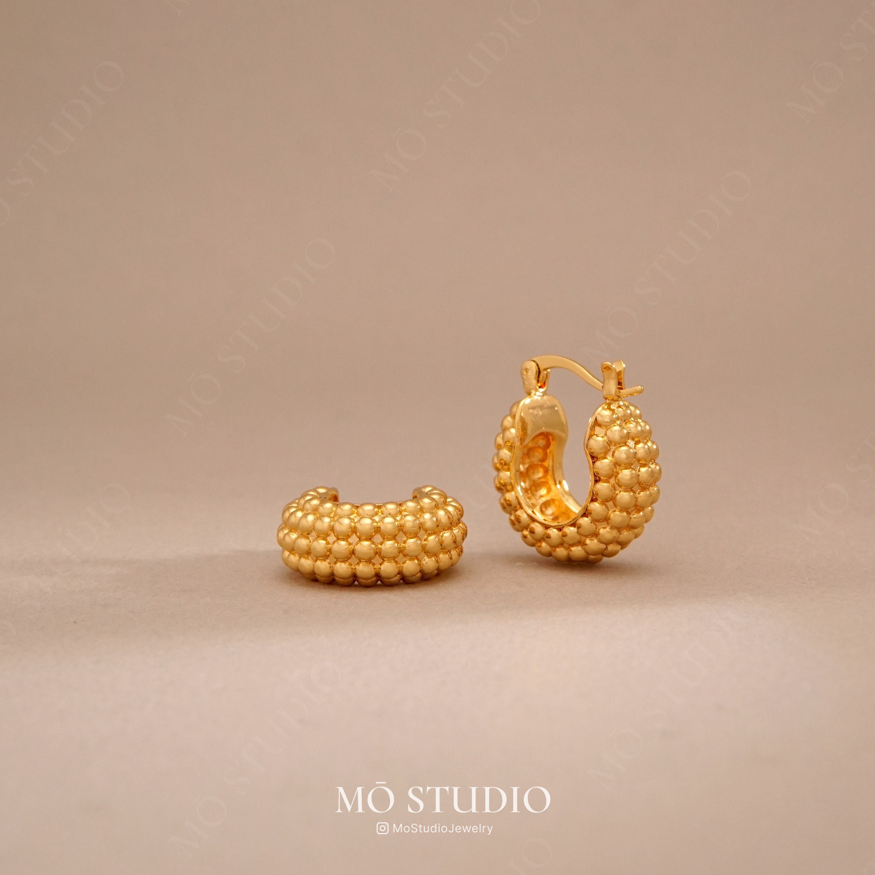 kazy's handmade vintage gold earring イヤリング