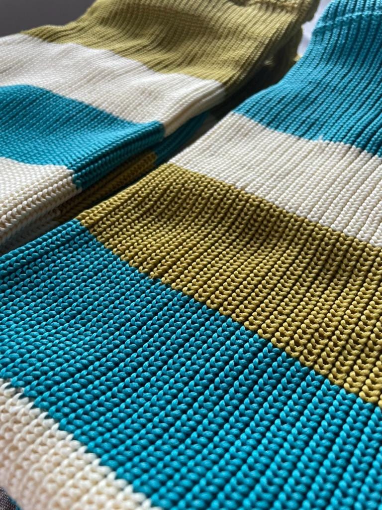 Retro Knit Hockey Socks style No. 36