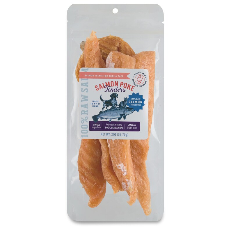 Rich in Omega-3 Fatty Acids, our salmon treats support your pet's well-being by enhancing coat shine, joint health, and cognitive function. A balanced diet leads to a happy pet, and our treats provide the perfect blend of taste and nutrition.