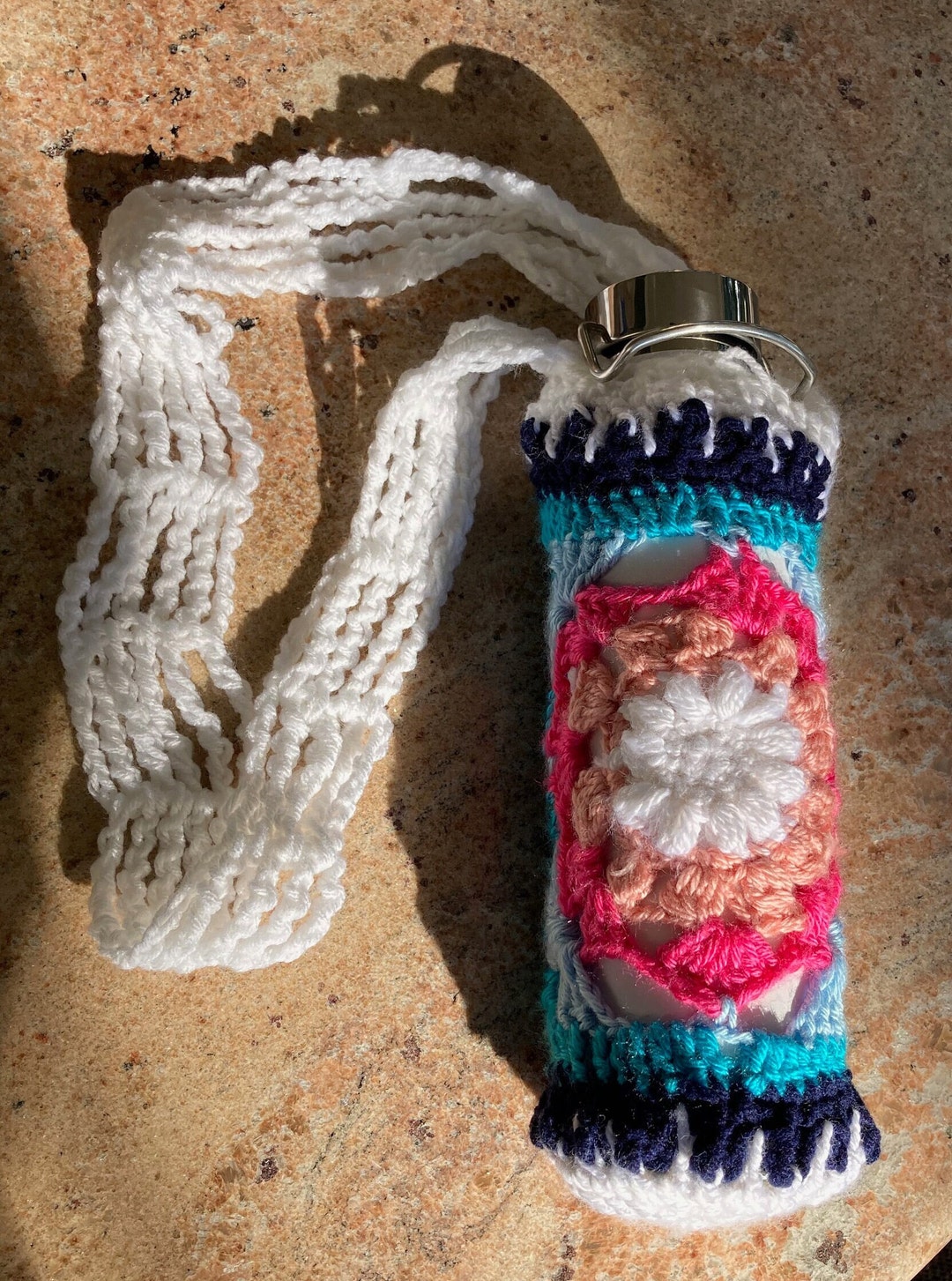 Crochet Water Bottle Holder Etsy