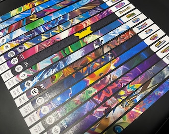 pokemon sword and shield card binder Sword & Shield (SWSH) Pokemon TCG: Binder Spines for Every Set. Includes  Sizes for 0.5