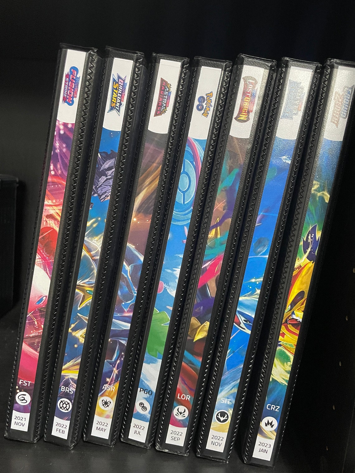 Sword & Shield (SWSH) Pokemon TCG: Binder Spines for Every Set ...