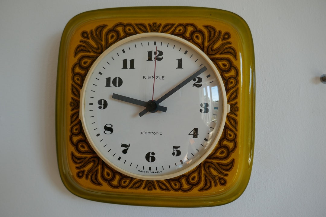 Kienzle Wall Clock Kitchen Clock Vintage Design Germany Art Classic 60s ...
