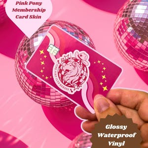 Pink Pony Club Membership Card Skin