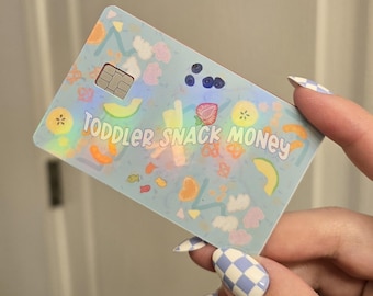 Toddler Snack Money Credit Card Skin