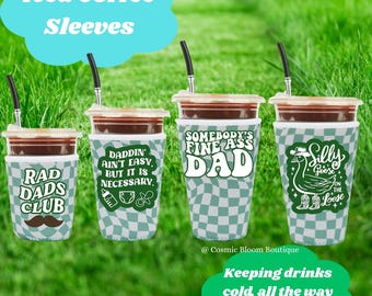 Father's Day Iced Coffee Sleves