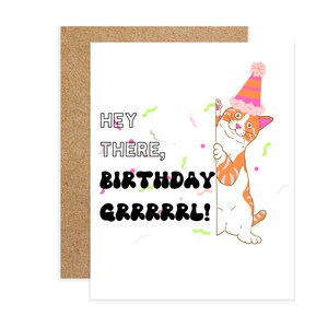 Volwassen humor wenskaart, Happy Birthday, Snarky kaart, sarcastische kaart, grappige punny kaart, grappige verjaardagskaart, Verjaardag Kat