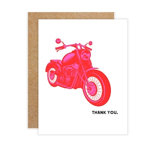 Carte de voeux humour adulte, Merci d'être un ami, carte Snarky, carte sarcastique, carte punny drôle, moto pop art