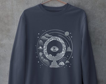 Das wissende Auge Sweatshirt, Evil Eye, Schützen Sie sich mit Stil, Schützen Sie Ihr Energie Sweatshirt