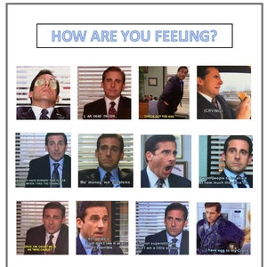 Tablón de estado de ánimo de Michael Scott