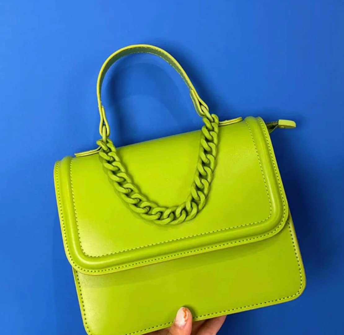 Neon Green Bag 