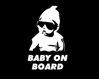 Baby on Board window decal