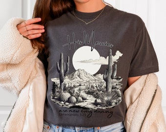Boho Christian Mom T-Shirt, Bible Verse Comfort Colors Tee