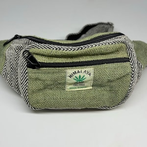 Bum bag, sac banane, fanny packs, en chanvre, unisexe, fait à la main, voyage, sac fait au Népal