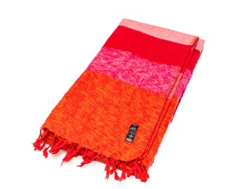 handwoven yak wool blanket/plaid, wool throw, sofa blanket, meditation blanket, handmade gift.
