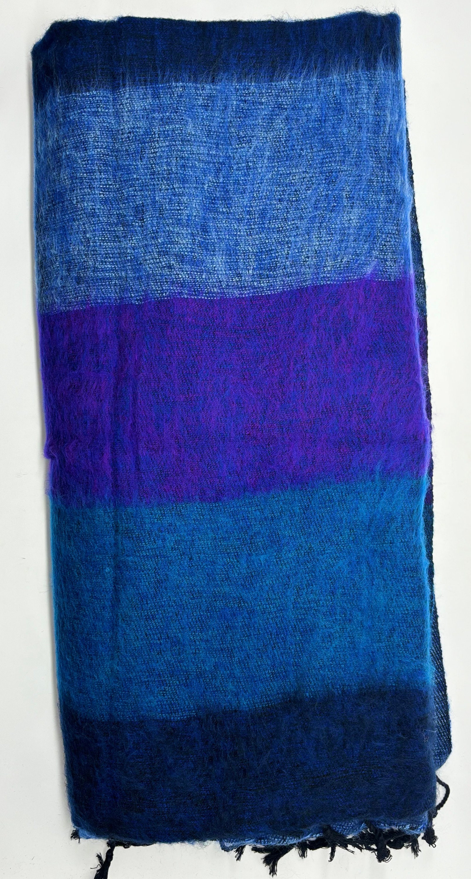 Couverture Népalaise En Laine De Yak Faite Main – Châle Surdimensionné Ultra Doux Et Chaud Pour Lit, Canapé Ou Méditation