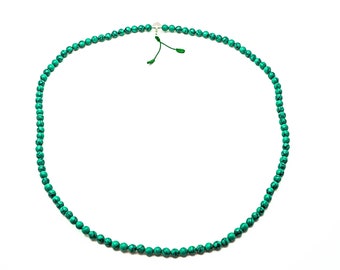 Collier Turquoise en perle naturelle, fait à la main, 8 mm