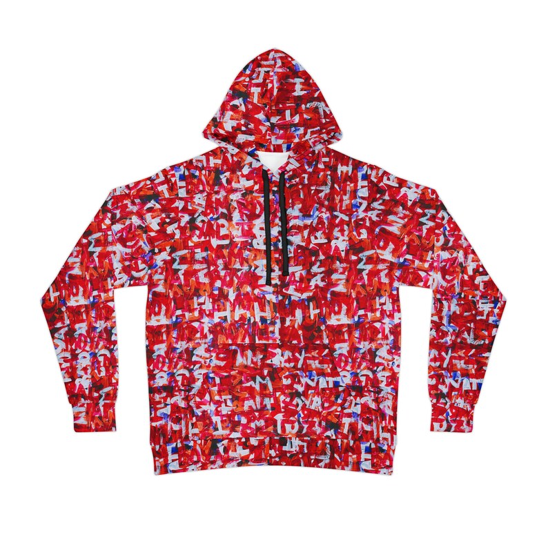 Red Royal Athletic Hoodie (AOP)