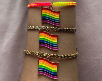 Pride Flag Bracelet