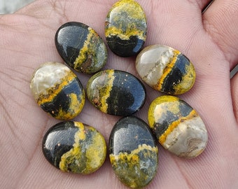 HZLXF1 12 Pz/Lotto 25x18mm Perline Cabochon In Pietra Naturale A Goccia For Accessori Di Gioielli Fai Da Te Che Fanno (Color : Opal Stone - Foto 6