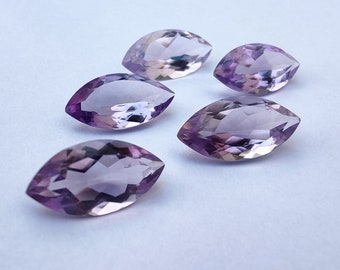 AAA+ Qualität, natürlicher Amethyst, Marquise-Form, facettierter Schliff, kalibrierte Großhandelsedelsteine, Sondergrößen erhältlich