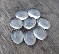 AAA+ Quality Natural Crystal Quartz Cabochon: Clear Oval Shape Flat Back Calibrated Gemstones. product logo