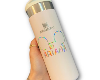 Mouse Themed Custom Vinyl Name Sticker/Decal : Name Sticker /Tumbler/ Car/ Stanley/ Waterproof/ Mouse/ 90s/ Retro/ Y2K/ Minnie/ Child/Mickey