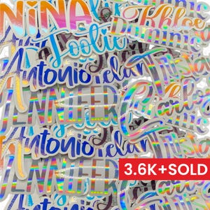 Maak je eigen naamsticker | Aangepaste stickers | Elke tekst, afbeelding of logo/ Gepersonaliseerde vinylsticker/ Naamsticker/ Aangepaste vinylsticker/ Aangepaste naam