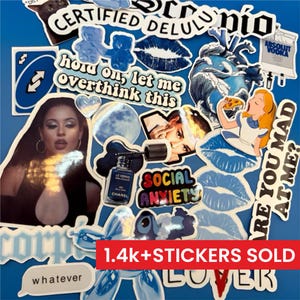 23 adesivi in vinile della stagione dello Scorpione / impermeabili, resistenti ai raggi UV, fustellati e laminati / antigraffio, qualità premium
