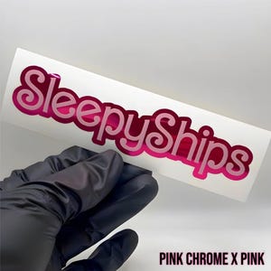 Aangepaste naamsticker thema vinyl naamsticker naamsticker beker/auto/Stanley waterdicht/jaren 90 kind/roze/Y2K/meisje/retro/pop